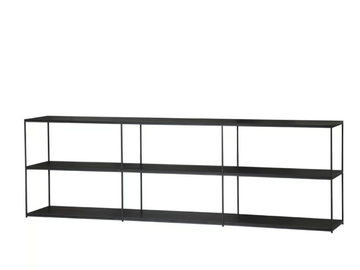 IVY - Freestanding bookcase with wooden and metal shelves by XVL