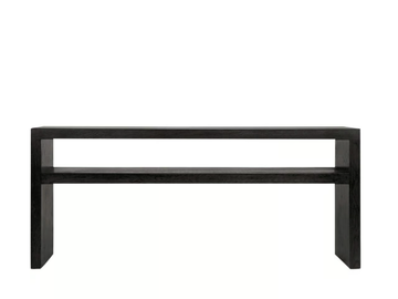 LODI I - Rectangular wooden console table with shelving by XVL