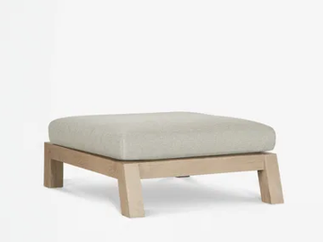 MALIBU - Teak garden footstool by XVL