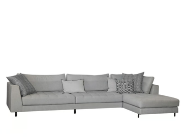RENO - Fabric sofa with chaise longue by XVL