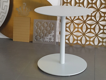 BAR TABLE - Round metal table by YDF