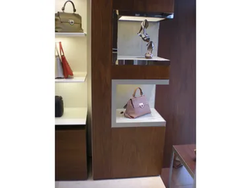 DISPLAY NICHES FOR SHOP INTERIOR - Wall-mounted one-sided retail display unit by YDF