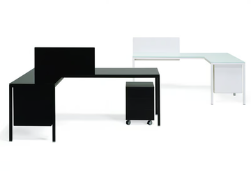 ERNESTO WORK - L-shaped office desk by YDF