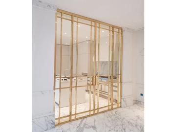 Movable wall - Brass movable wall by YDF