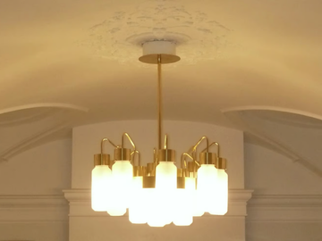 Pendant lamp - Metal chandelier by YDF