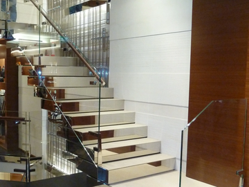 Stainless steel Open staircase - Stainless steel Open staircase by YDF