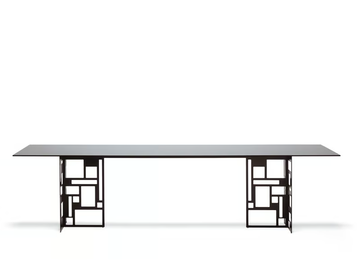 VELASCA - Rectangular custom table by YDF