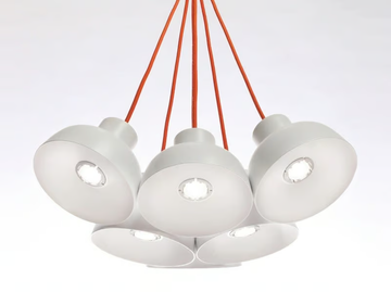 COCO 6 - LED iron pendant lamp by ZAVA