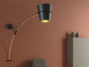 NEFERTARI - Adjustable wall lamp by ZAVA
