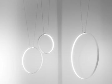 RINGS VERTICALE - LED pendant lamp by ZAVA