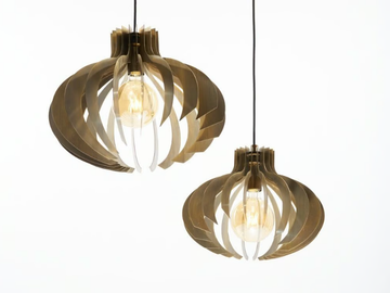 SLICES XL - Metal pendant lamp by ZAVA