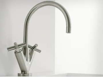 DA-DA - 1 hole washbasin tap with individual rosettes by ZAZZERI