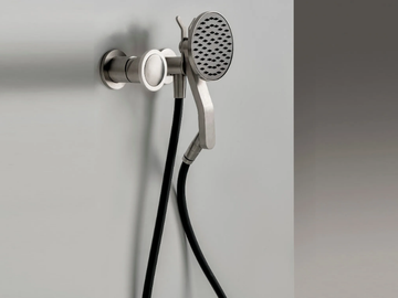 JK21 - 2 hole shower mixer with hand shower by ZAZZERI