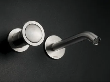 JK21 - 2 hole stainless steel washbasin tap by ZAZZERI