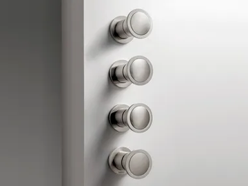 JK21 - 4 hole thermostatic shower mixer by ZAZZERI
