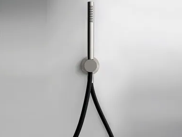 JK21 - Wall-mounted stainless steel handshower with bracket by ZAZZERI