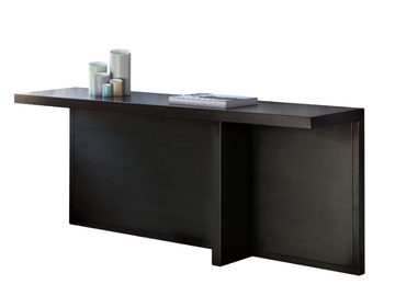 ATRIUM - Rectangular plate console table by Zeus