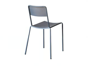 GINGER - Painted metal chair by Zeus