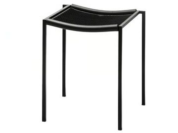 SGABELLO BASSO - Low painted metal stool by Zeus