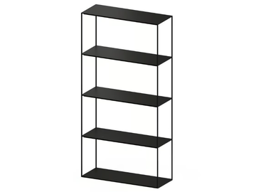 SLIM IRONY - Painted metal shelving unit by Zeus