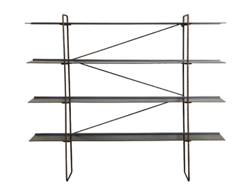 TONDELLA - Wall-mounted plate bookcase by Zeus