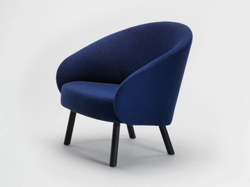 NASU XL - Fabric armchair with armrests by Zilio A&C