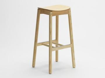 NICO - Stool with footrest by Zilio A&C