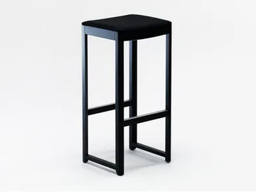 SELERI - High upholstered stool by Zilio A&C