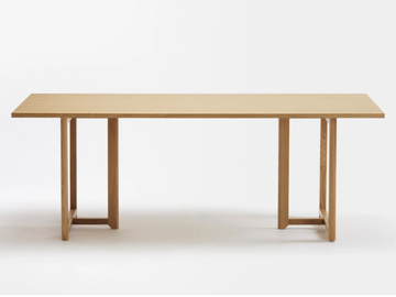 SELERI - Rectangular beech table by Zilio A&C