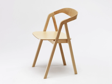 STA - Stackable beech chair by Zilio A&C