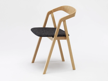 STA - Upholstered stackable chair by Zilio A&C