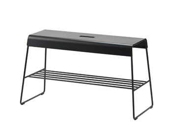 A-BENCH - Powder coated steel bench by Zone Denmark