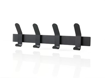 A-RACK - Wall-mounted powder coated steel coat rack by Zone Denmark