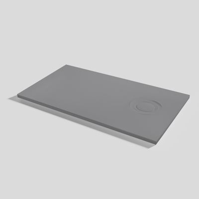 Acqua Zero Shower tray Platinum Rectangular 140x80