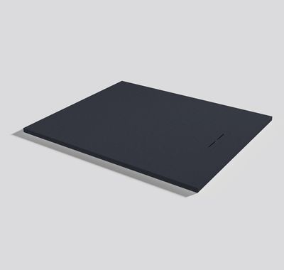 Alma Slate Shower tray Negro Rectangular 120x100