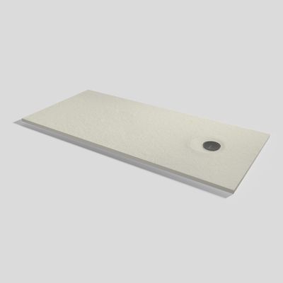 Livo Slate Shower tray Beige Rectangular 200x90
