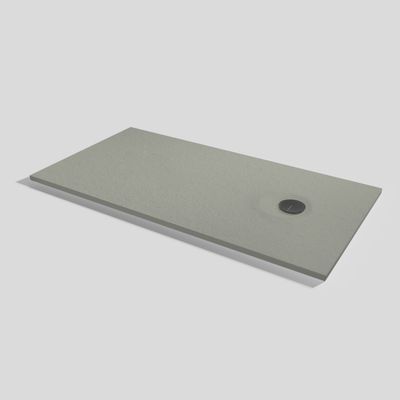 Livo Slate Shower tray Grey Rectangular 180x90
