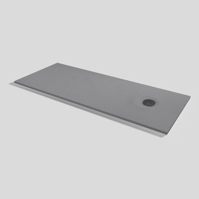 Livo Slate Shower tray Platinum Rectangular 200x80