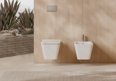 Hide Square wall hung bidet