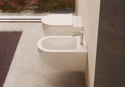 Unica wall hung bidet 55