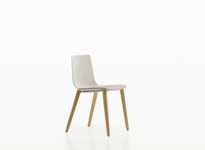 Slim chair wood soft S