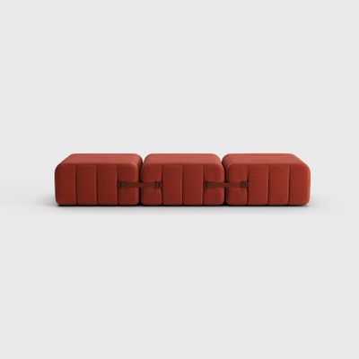 Modular Single-Seater Sofa / Lounger in Dama Fabric - 3 Sofa Modules