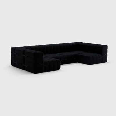 Modular Lounge Sofa in Sera fabric - 15 Sofa Modules