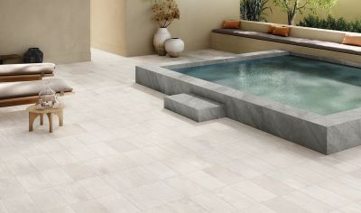 STREET IVORY - Porcelain stoneware wall/floor tiles with concrete effect _ CERAMICHE KEOPE