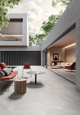 UBIK IVORY - Indoor/outdoor porcelain stoneware flooring with stone effect _ CERAMICHE KEOPE