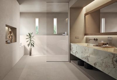 HERITAGE PEARL - Porcelain stoneware wall/floor tiles with stone effect _ CERAMICHE KEOPE