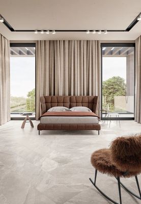 UBIK GREIGE - Indoor/outdoor porcelain stoneware flooring with stone effect _ CERAMICHE KEOPE