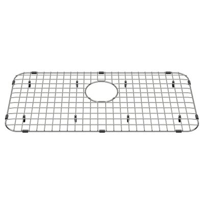 Delancey 33-Inch Single Bowl Apron Front Kitchen Sink Grid