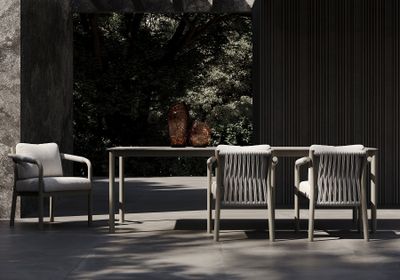 LORVAIN-silver DINING SET FOR 8