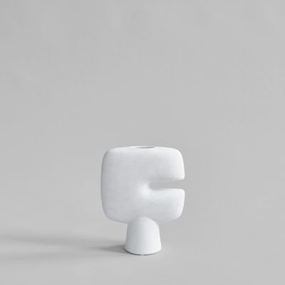 Tribal Vase, Mini - Bone White